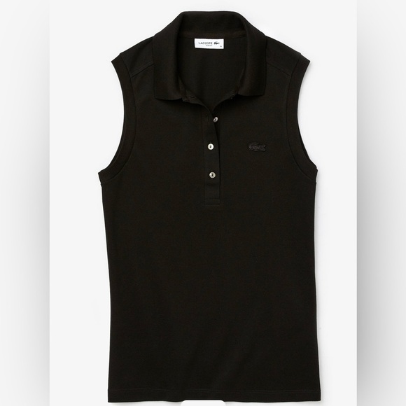 WOMEN'S L.12.D SLIM FIT SLEEVELESS POLO - Picture 1 of 1